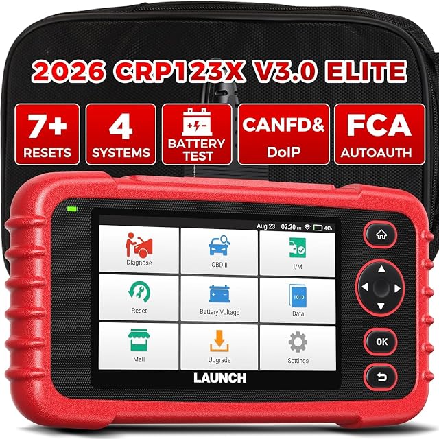 Escáner de diagnosis LAUNCH CRP123X Elite V3.0 con pantalla táctil